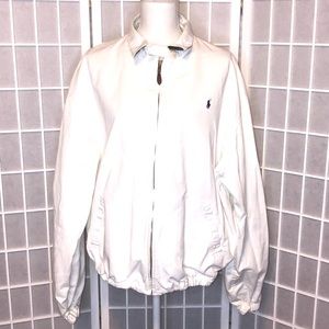 Polo by Ralph Lauren Jackets & Coats - Polo by Ralph Lauren white cotton jacket size XL Polo by Ralph Lauren Jackets & Coats - Polo by Ralph Lauren white cotton jacket size XL